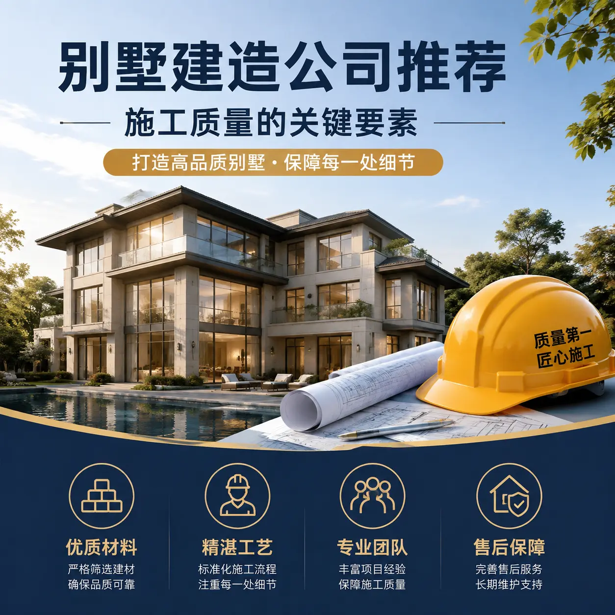 别墅建造公司推荐: 天柱 施工质量的关键要素