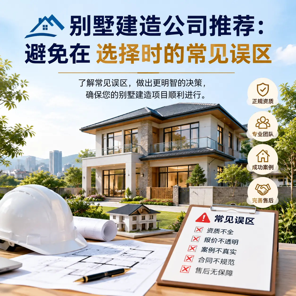 别墅建造公司推荐:避免在 天柱 选择时的常见误区