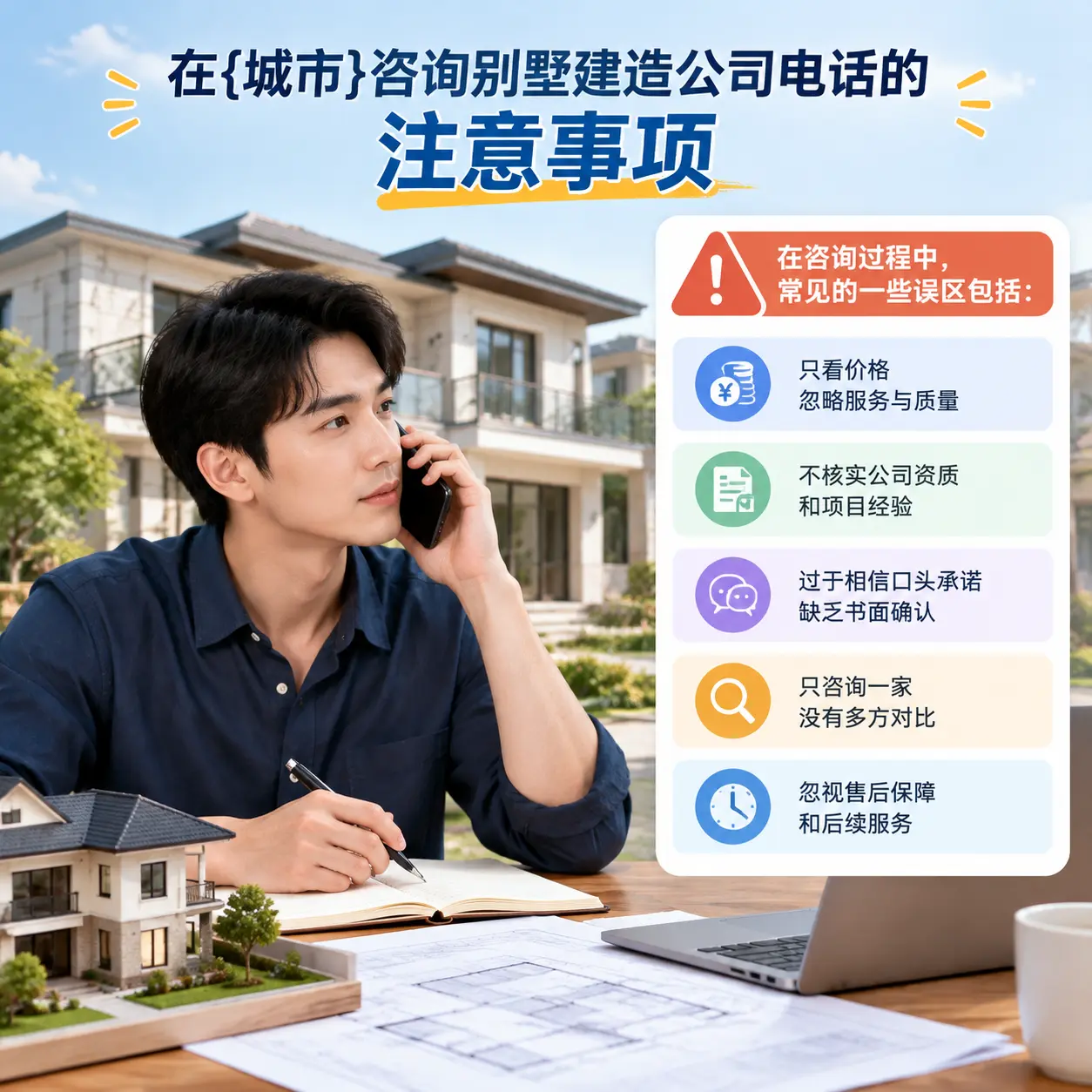 在天柱咨询别墅建造公司电话的注意事项