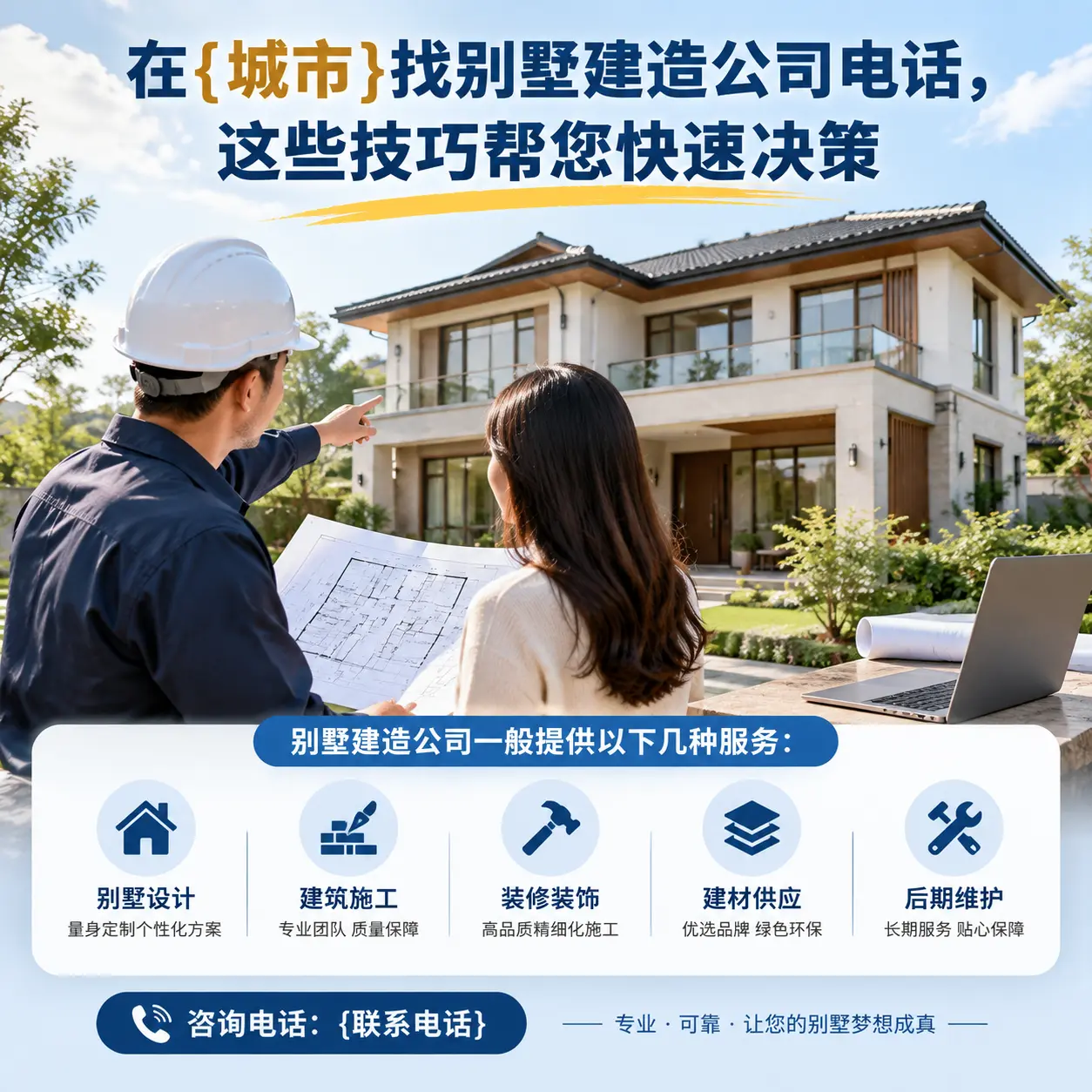 在天柱找别墅建造公司电话,这些技巧帮您快速决策